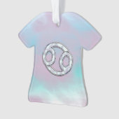 Mutter der Perlkrebssymbol Astrologie Ornament (Vorderseite)