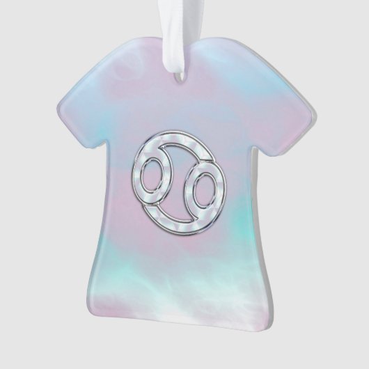 Mutter der Perlkrebssymbol Astrologie Ornament (Vorderseite)