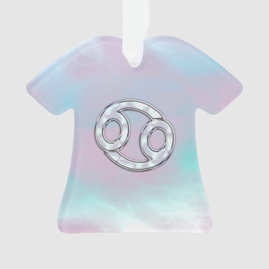 Mutter der Perlkrebssymbol Astrologie Ornament (Vorderseite)