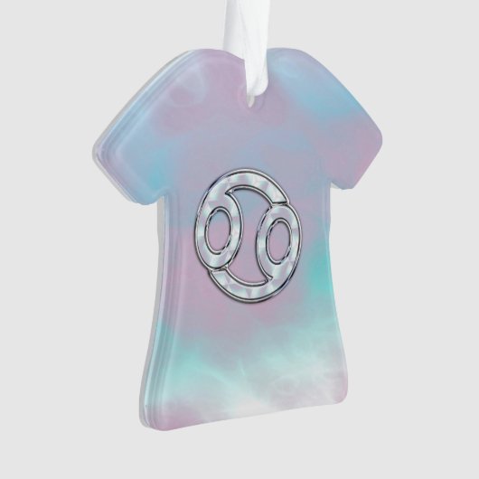 Mutter der Perlkrebssymbol Astrologie Ornament (Vorderseite)