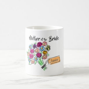 Mutter der Personalisierten Blume der Braut Kaffeetasse