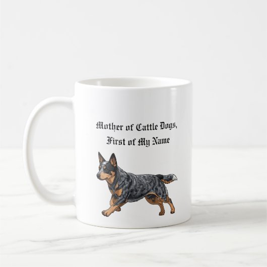 Mutter der Rinder Hunde, Vorname Kaffeetasse (Links)