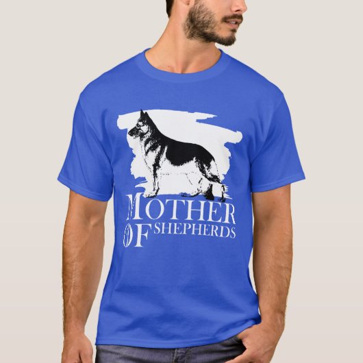 Mutter der Schäferhunde Hundebesitzerin Geschenkfa T-Shirt (Vorderseite)
