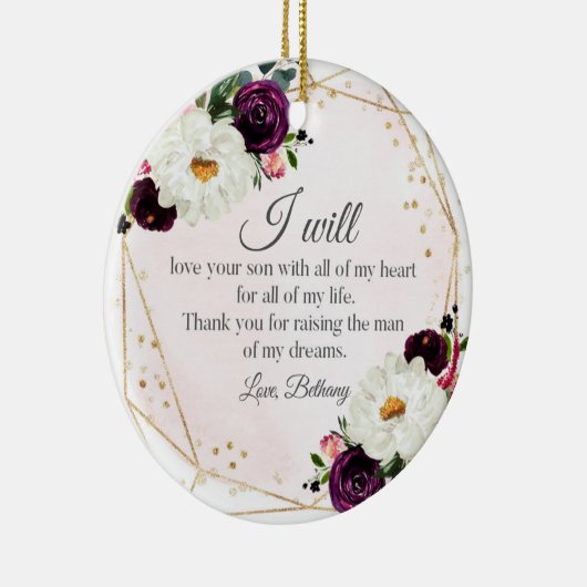 Mutter der Schmuckmütter im Groom Keramik Ornament (Rechts)