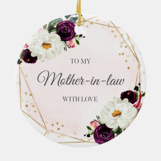 Mutter der Schmuckmütter im Groom Keramik Ornament (Hinten)