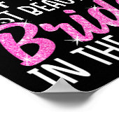 Mutter der schönsten Braut Braut Braut Poster (Ecke)