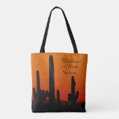 Mutter der Tasche Braut, Saguaro Sunset (Rückseite)