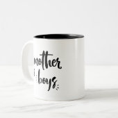 Mutter der Tasse der Jungen, Muttertagsgeschenk (Vorderseite Links)