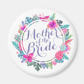Mutter der tropischen Hochzeit der Braut | Magnet (Vorne)