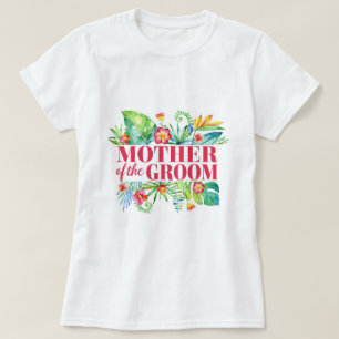 Mutter der tropischen Hochzeit in Urlaubsort T-Shirt