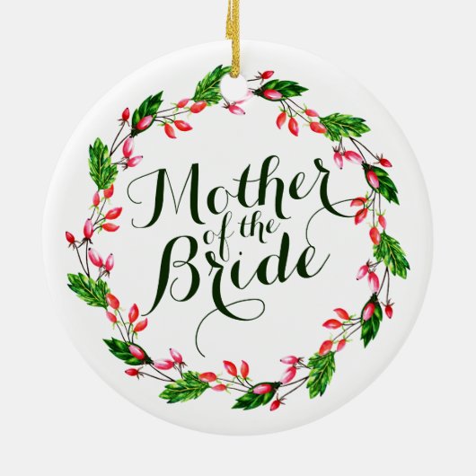 Mutter der Verzierung der Braut-eleganten Keramikornament (Hinten)