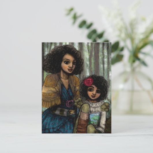 Mutter der Weisheit Postkarte (Stehend Vorderseite)