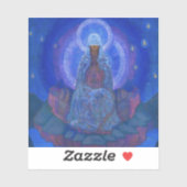 Mutter der Welt, 1924 von Nicholas Roerich Aufkleber (Blatt)