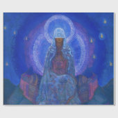 Mutter der Welt, 1924 von Nicholas Roerich Geschenkpapier (Flach)