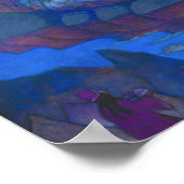 Mutter der Welt, 1924 von Nicholas Roerich Poster (Ecke)