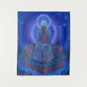 Mutter der Welt, 1924 von Nicholas Roerich Wandteppich (Vorderseite)