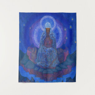 Mutter der Welt, 1924 von Nicholas Roerich Wandteppich