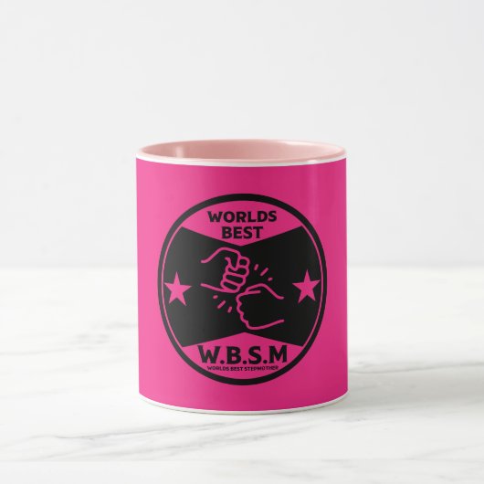 MUTTER DER WELT MIT BESTEN SCHRITTEN TASSE (Zentrum)