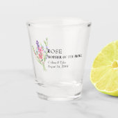 Mutter der Wildblume der Braut Wiese Gastgeschenk  Schnapsglas (Vorderseite)