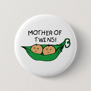 Mutter der Zwillings-Hülse Button