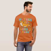 Mutter des bärtigen Drachen Groovy, bärtiger Drach T-Shirt (Vorne ganz)