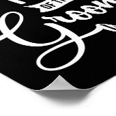 Mutter des Bauerndesigns für eine Brauthochzeit Poster (Ecke)