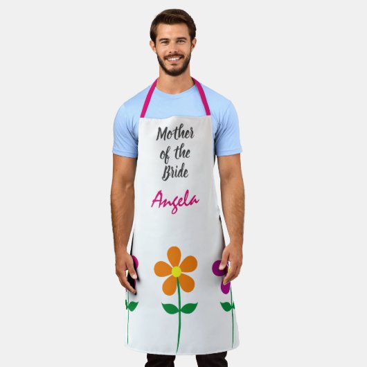 Mutter des bearbeitbaren Textes der Bride Schürze (Getragen)