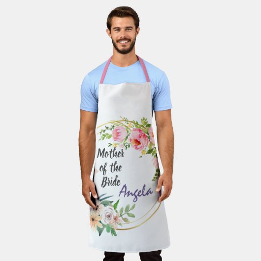 Mutter des bearbeitbaren Textes der Bride Schürze (Getragen)