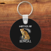 Mutter des Bengalischen katzen Shirts Schlüsselanhänger (Vorderseite)