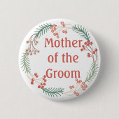 Mutter des Blumendesigns Button (Vorderseite)