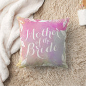 Mutter des Braut-Aquarell-Wurfs-Kissens Kissen (Decke)