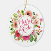 Mutter des Braut-Aquarells Wedding | Verzierung Keramikornament (Links)