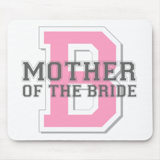 Mutter des Braut-Beifalls Mousepad (Vorne)