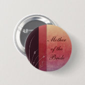 Mutter des Braut-Buttons Button (Vorne & Hinten)