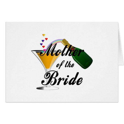 Mutter des Braut-Champagne-Toasts (Vorderseite (Horizontal))