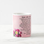 Mutter des Braut-Gedichtes - Rosen Kaffeetasse (Mittel)