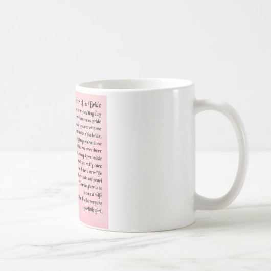 Mutter des Braut-Gedichtes - Rosen Kaffeetasse (Rechts)