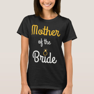Mutter des Braut-GoldBling T-Shirts