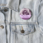 MUTTER DES BRAUT Knopfes mit LILA LILA Rose Button (Beispiel)