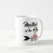 Mutter des Braut-Pfeiles Kaffeetasse (VorderseiteRechts)