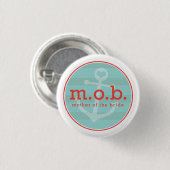 Mutter des Braut-Seemanns Button (Vorne & Hinten)