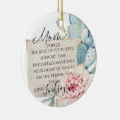 Mutter des Brautgeschenks Keramik Ornament (Rechts)