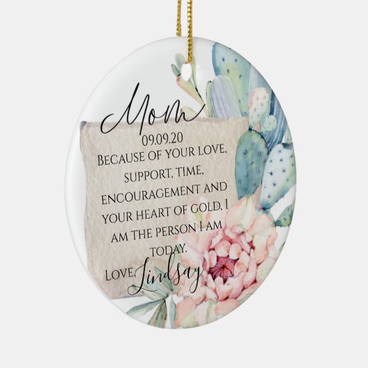 Mutter des Brautgeschenks Keramik Ornament (Rechts)