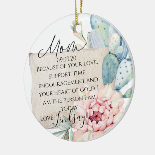 Mutter des Brautgeschenks Keramik Ornament (Links)