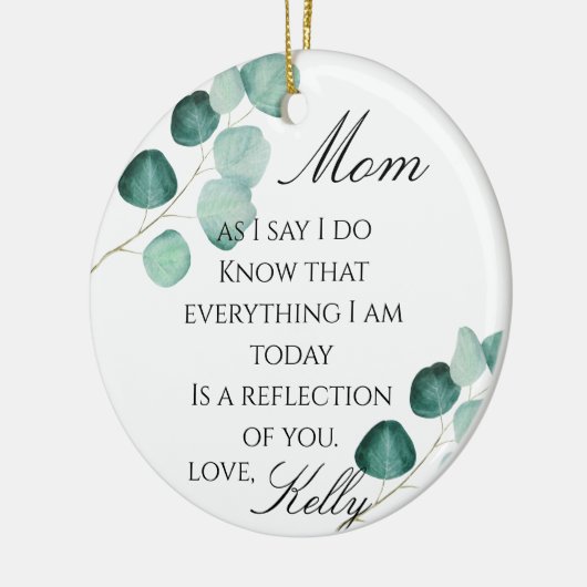 Mutter des Brautgeschenks Keramik Ornament (Links)