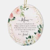 Mutter des Brautgeschenks von der Braut Keramik Ornament (Links)