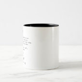 Mutter des Brautgeschenks Zweifarbige Tasse (Mittel)