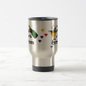 Mutter des Bräutigam-Champagne-Toasts Reisebecher (Mittel)