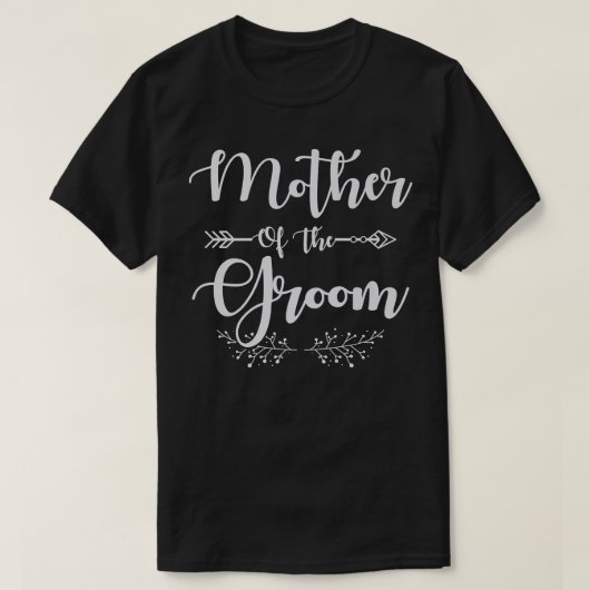 Mutter des Bräutigam-Designs für eine Brauthochzei T-Shirt (Design vorne)