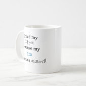 Mutter des Bräutigam-Geschenks Kaffeetasse (Vorderseite Links)